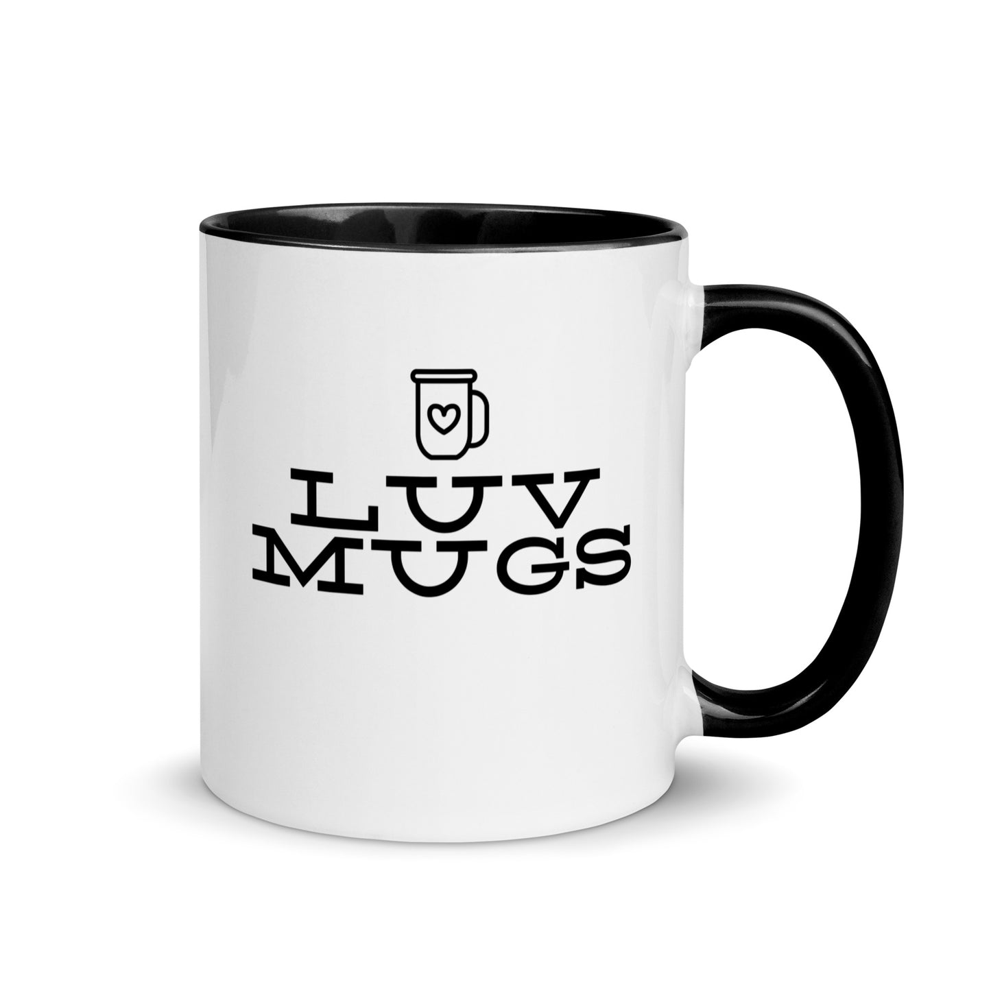 Luv Mugs- 11oz White Ceramic Mug- Today Is A Great Day to Love Hard Laugh Often Live In the Moment