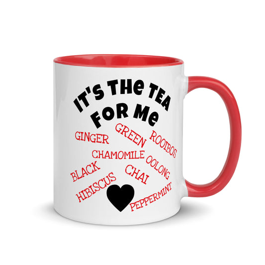 Luv Mugs- 11 oz White Ceramic -Tea Lovers Mug