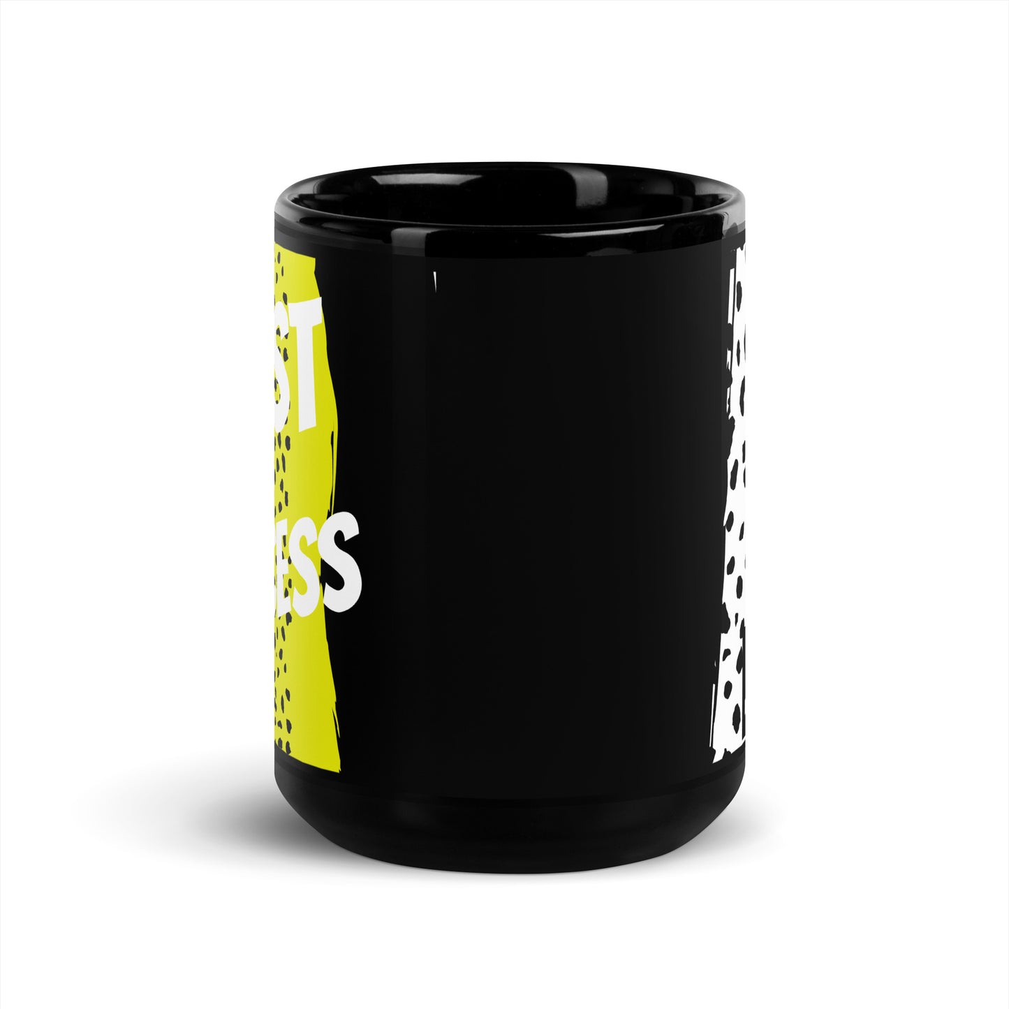 Luv Mugs By Nikki B 15oz Black Glossy TRUST THE PROCESS Mug