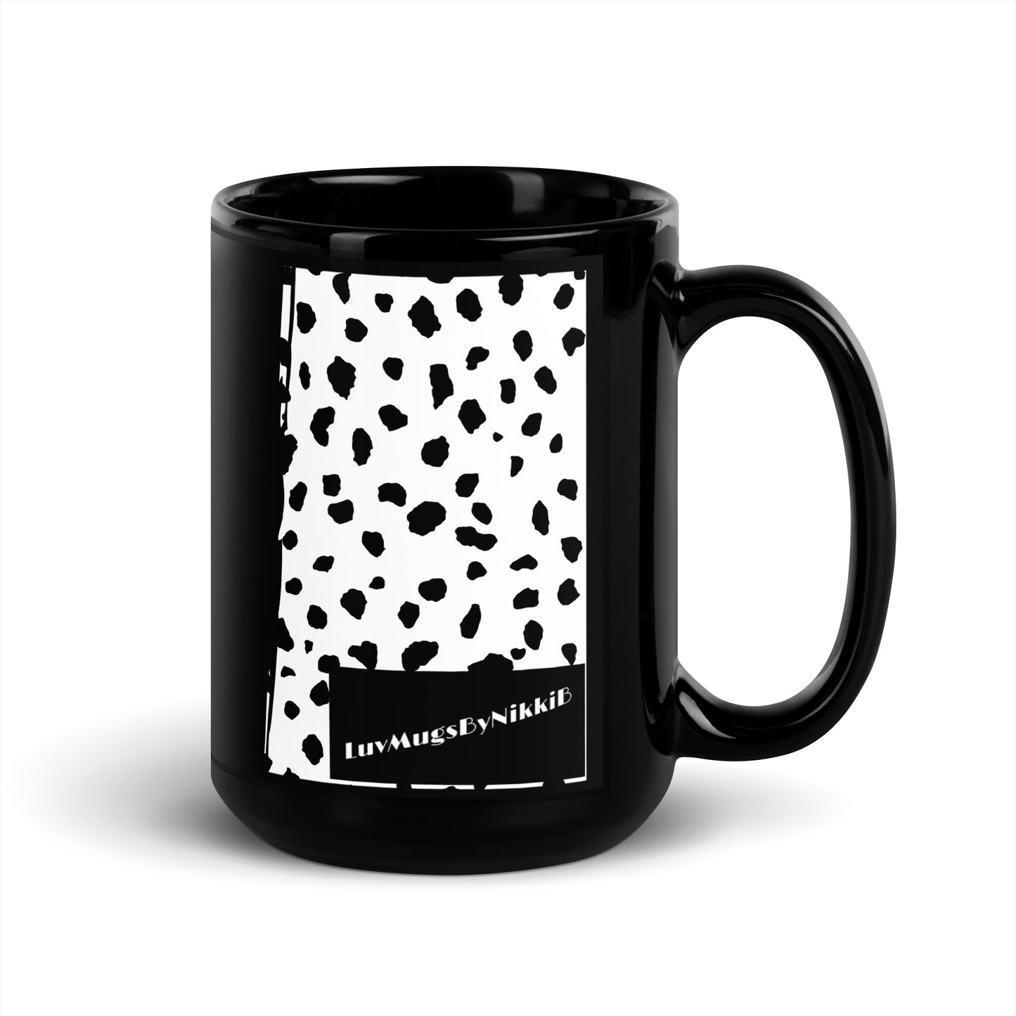 Luv Mugs By Nikki B 15oz Black Glossy TRUST THE PROCESS Mug