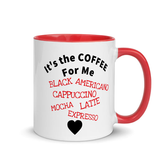 Luv Mugs- 11 oz White Ceramic Mug- Coffee Lovers Mug