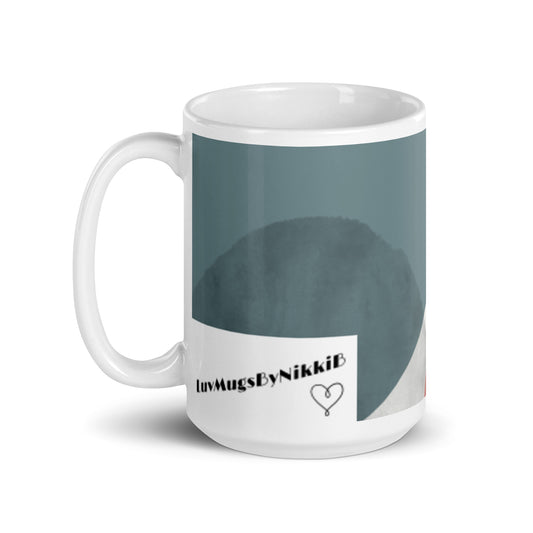 Luv Mugs By Nikki B White/Graphic 15oz Ceramic Mother's Day "Mama Use To Say" Mug